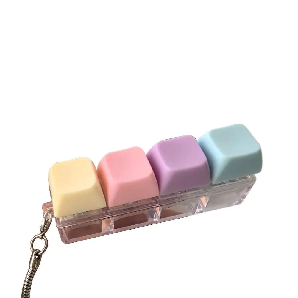 9-Key Keyboard Fidget Toy Fidget Keychain Mechanical Switch Tester