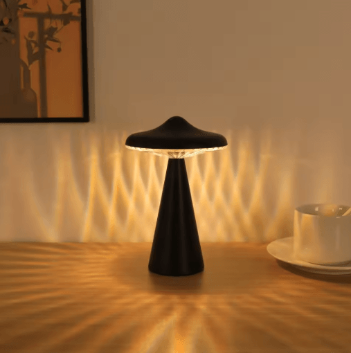 UFO LED Night Light Touch-Control Dimmable Desk Lamp with USB Charging
