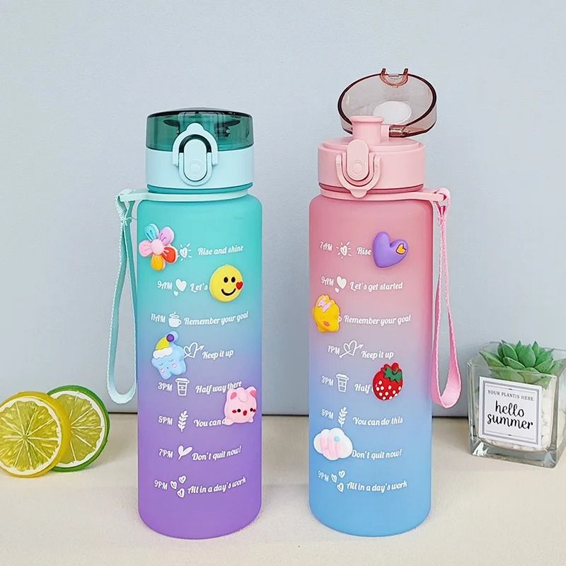 900ML High-Performance Gradient Sports Water Bottle