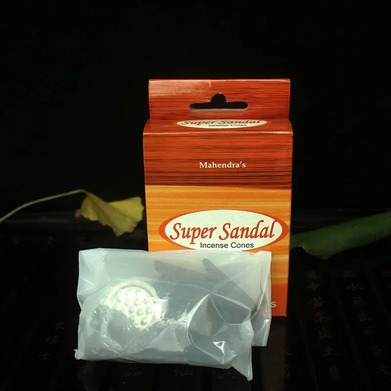 Mahendra Incense Cones, Sandalwood, Lavender, Vanilla, Aromatherapy Cones for Air Purification & Relaxation