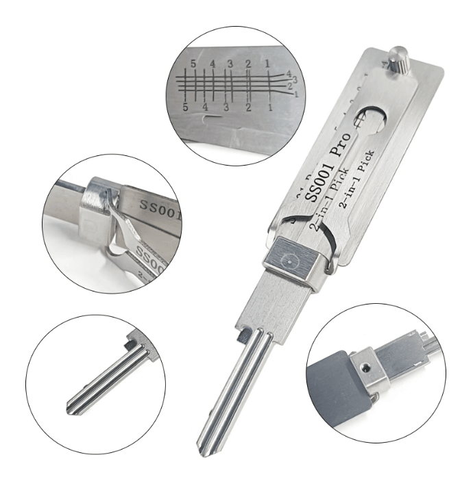SS001 Pro Stainless Steel O Ring Pick Tool Kit for Precision Repair