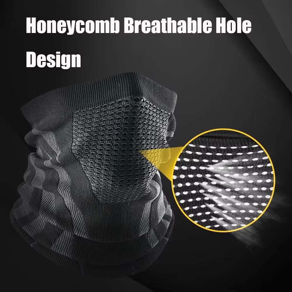 ArcticGuard Breathable Thermal Half-Face Ski Mask – Unisex Outdoor Sports Protection