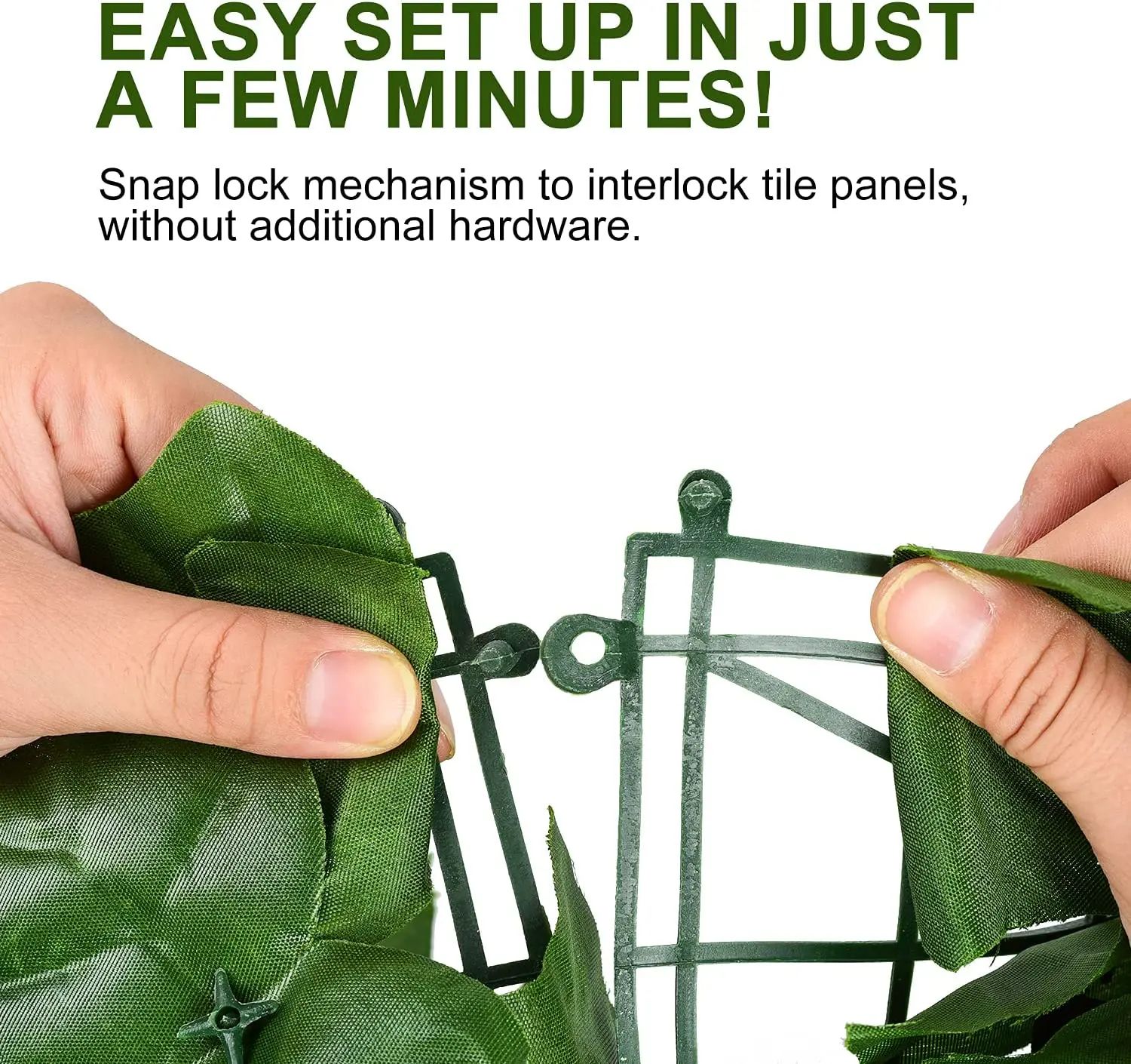 Artificial Ivy Privacy Fence Panel