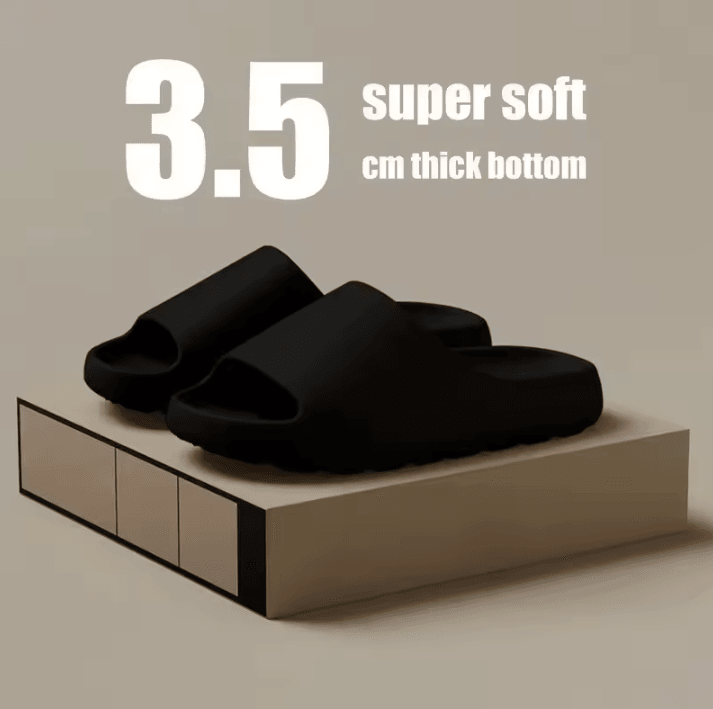 Unisex Cloud Thick-Soled Sandals – EVA Beach Slides Soft Bottom Summer Fashion Slippers