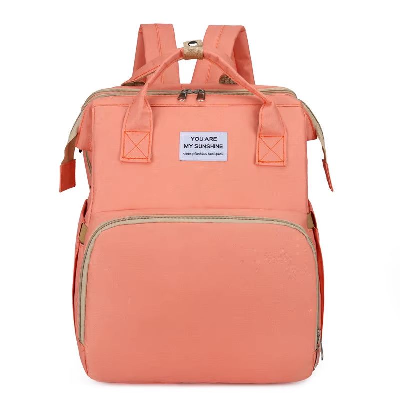 CarryEase Foldable Diaper Bag with Changing Station and Insulated Pocket