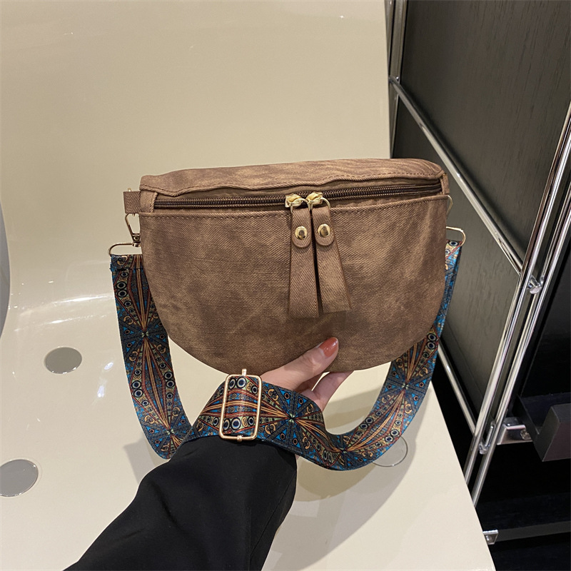 Stylish PU Leather Hobo Satchel Chest Bag Luxury Womens Fashion Waist Pack