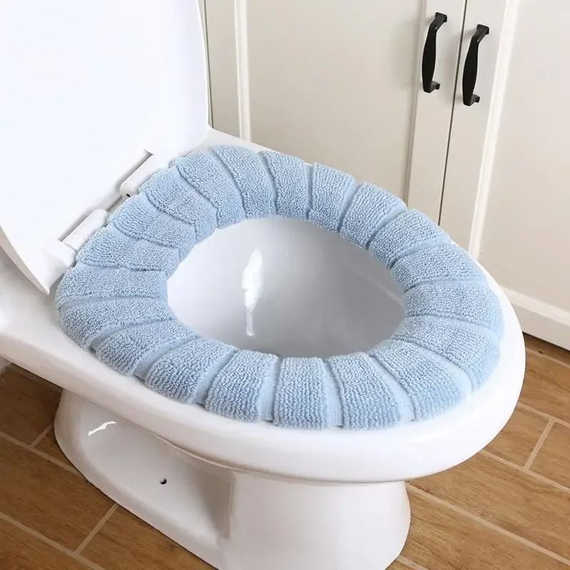 Cozy Washable Acrylic Toilet Seat Cover - Winter Essentials