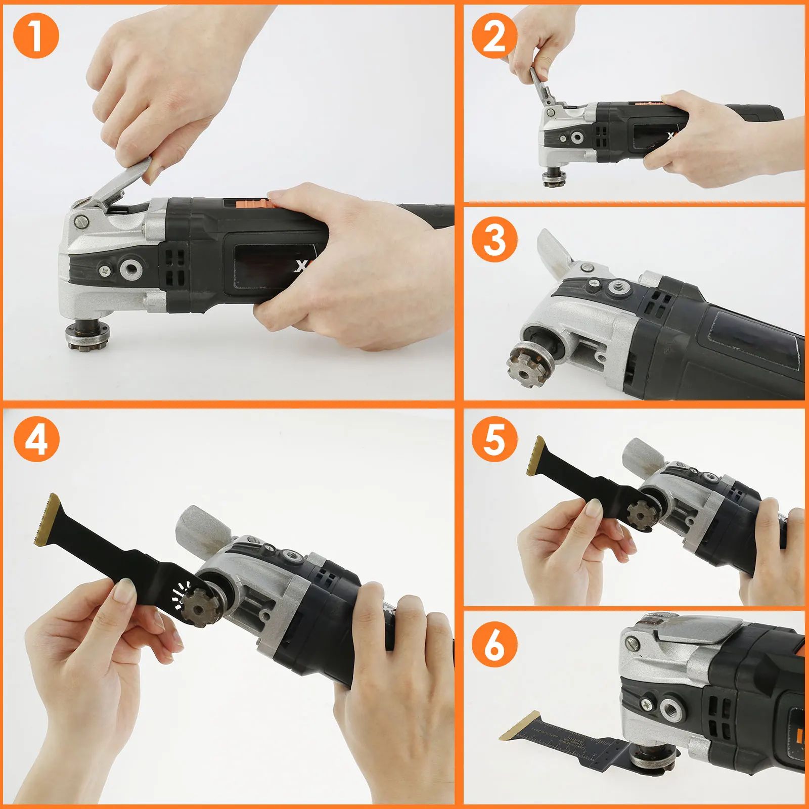 Universal Oscillating Saw Blades Multi-Material Quick-Release Multi Tool Blade Set