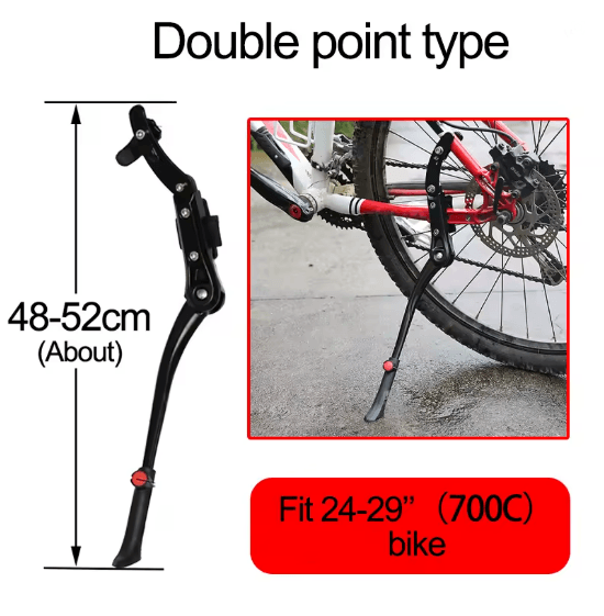 UltraLight Adjustable Bicycle Kickstand Aluminum Bike Side Stand