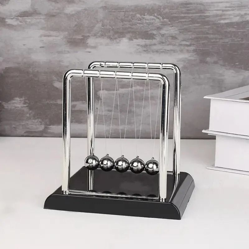 Newtons Cradle Balance Steel Ball Desktop Stress Relief Toy