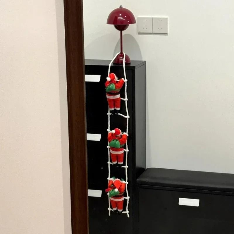 Santa Climbing Rope Ladder Decoration