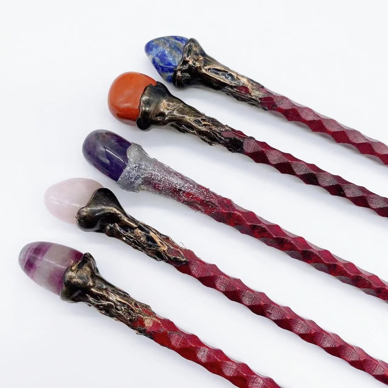 Architectural Healing Crystal Scepter Wand