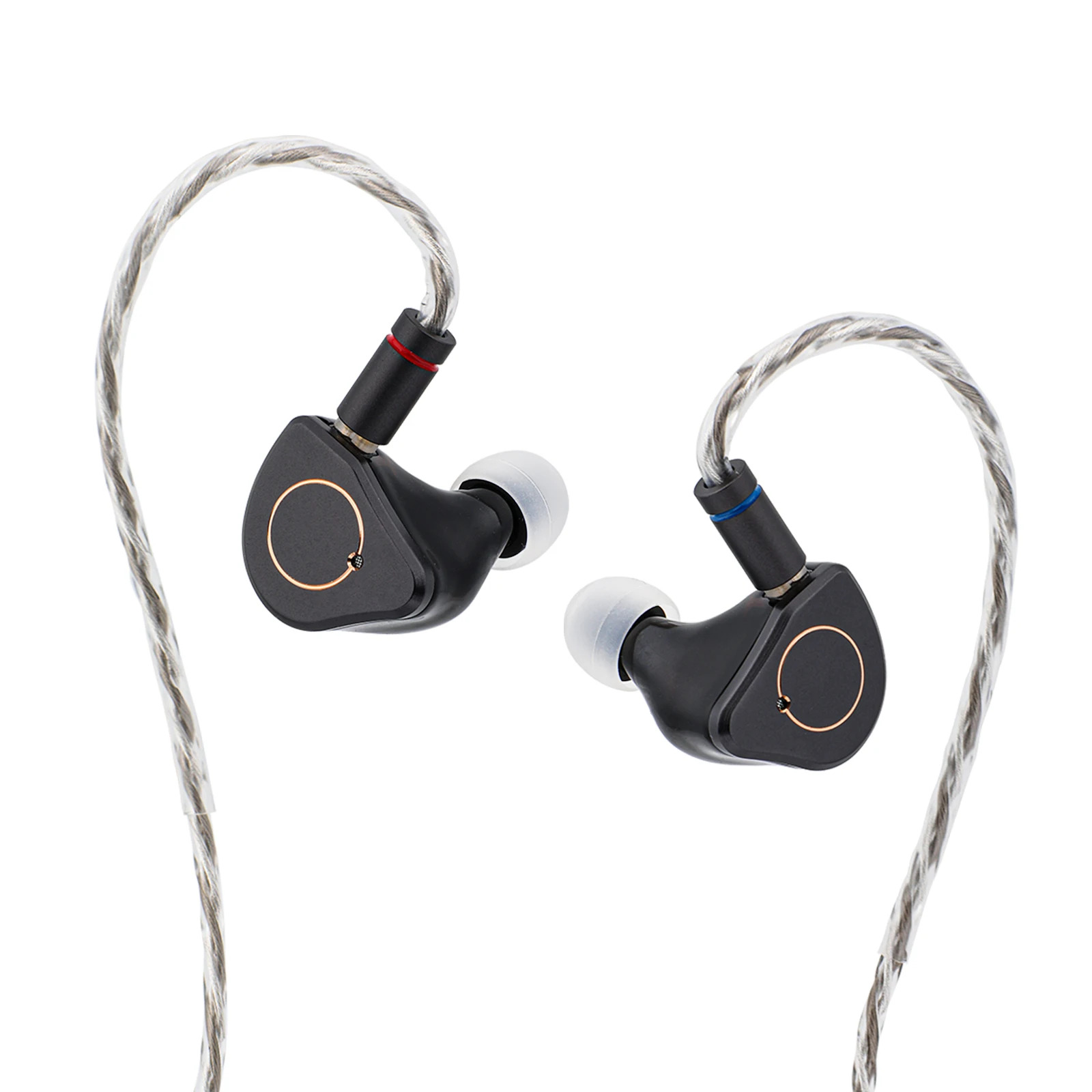 SIMGOT SuperMix 4, 1DD+1BA+1Planar+1PZT Hybrid HiFi Earphones | Oxygen-Free Silver-Plated Cable