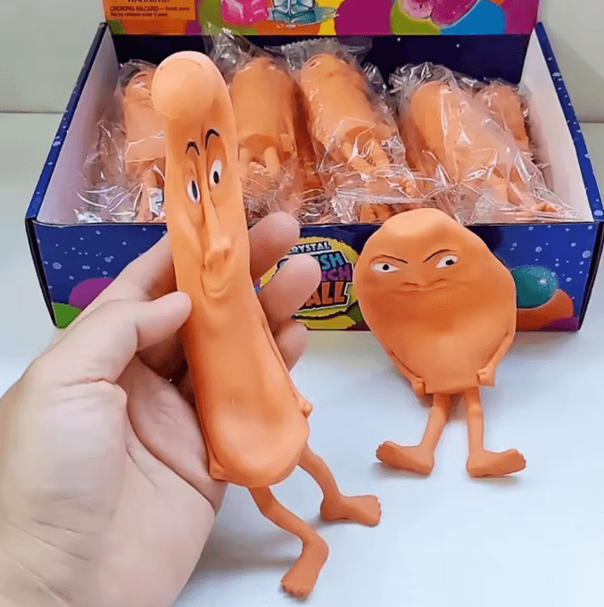 Funny Brainrot Decompression Toy – Slow Rebound Squeeze Stress Relief Meme Toy for Fun & Relaxation