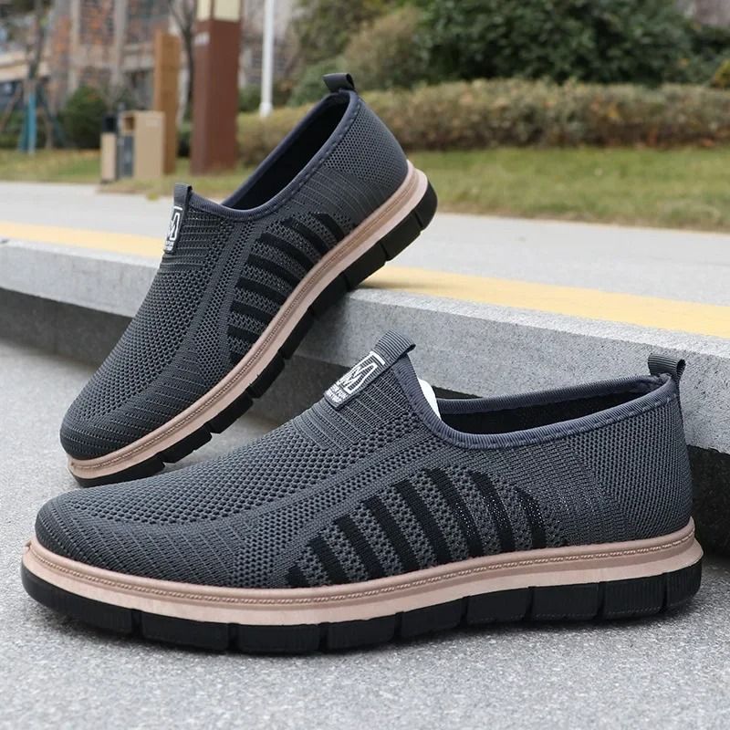 Mens Antibacterial Breathable Mesh Lightweight Sneakers