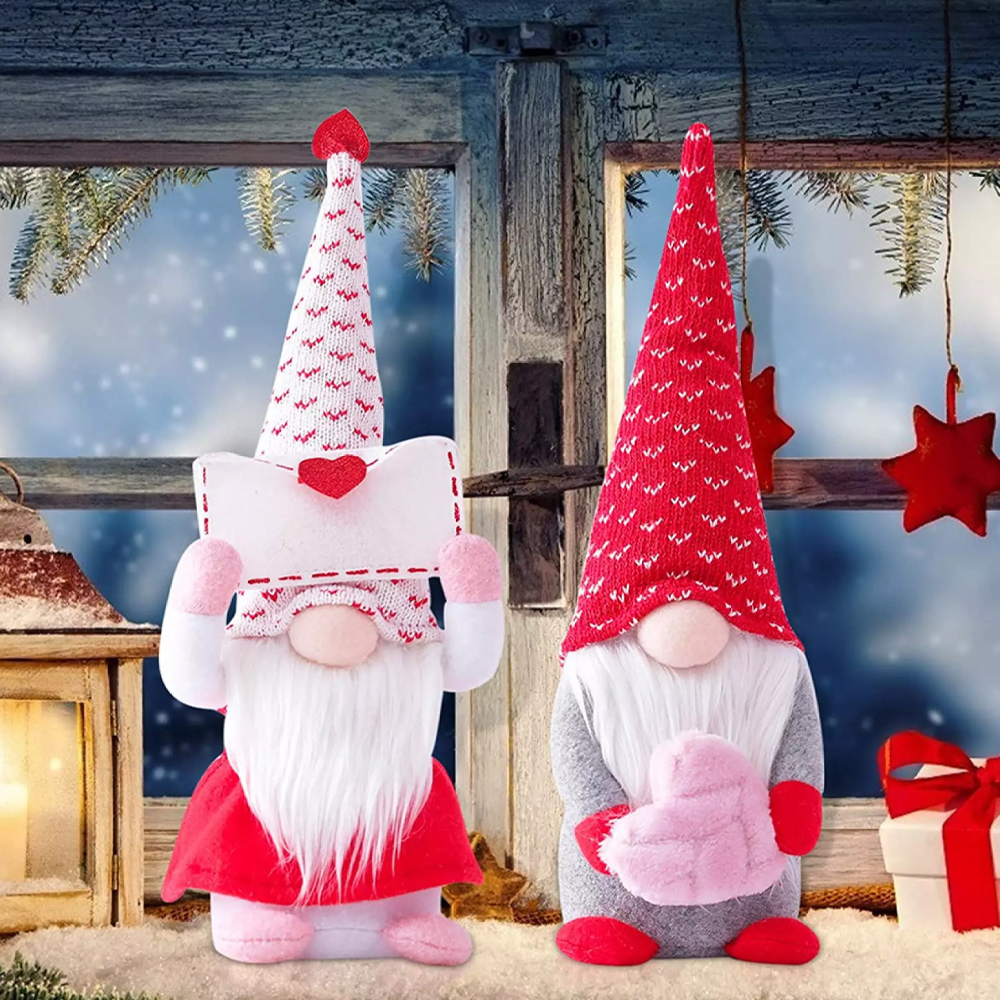 Valentine’s Day Faceless Doll Decoration