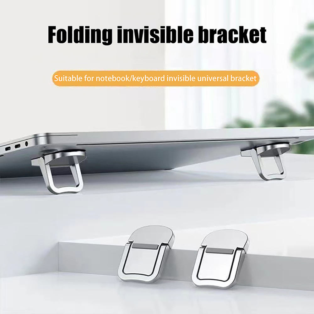 Portable Adjustable Laptop Stand Foldable Desktop Notebook Holder with Non-slip Cooling Bracket