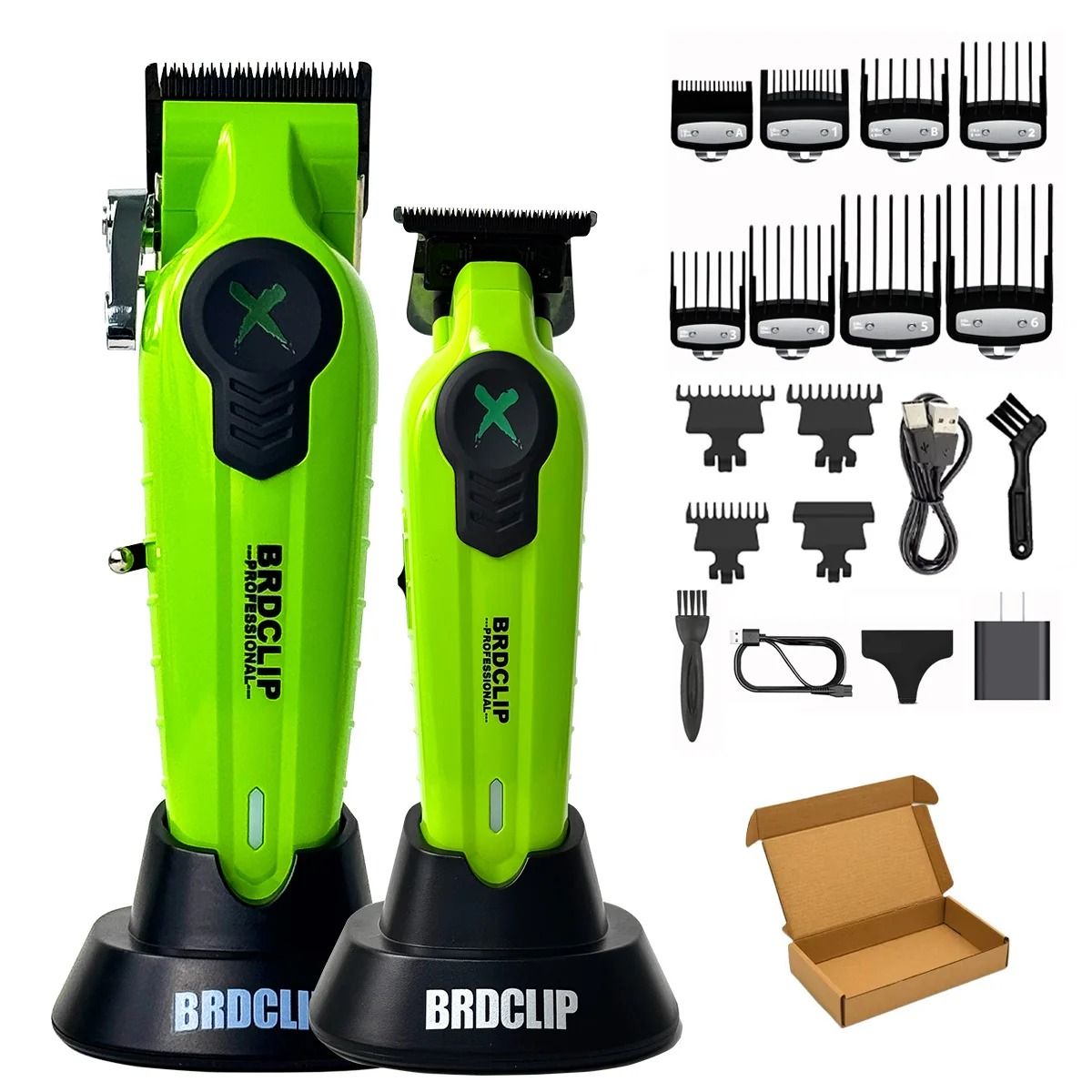 BRDCLIP X Series Professional Hair Clipper Trimmer and Shaver Set