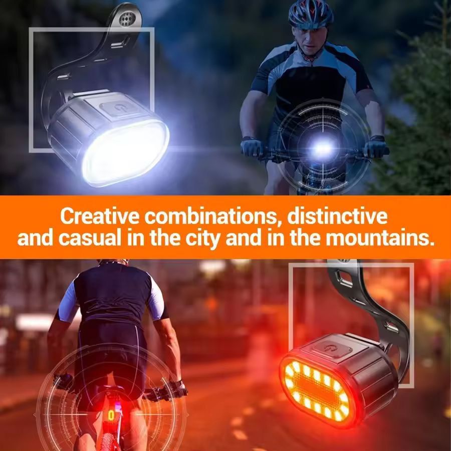 All-Round CycleGuard USB-C Rechargeable Front & Rear Bike Light Set