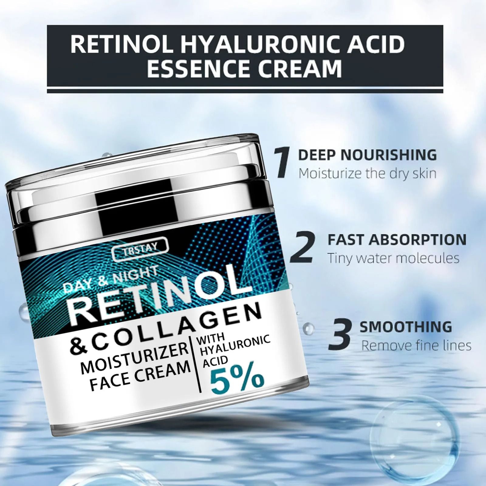 Collagen Retinol Hyaluronic Acid Face Cream