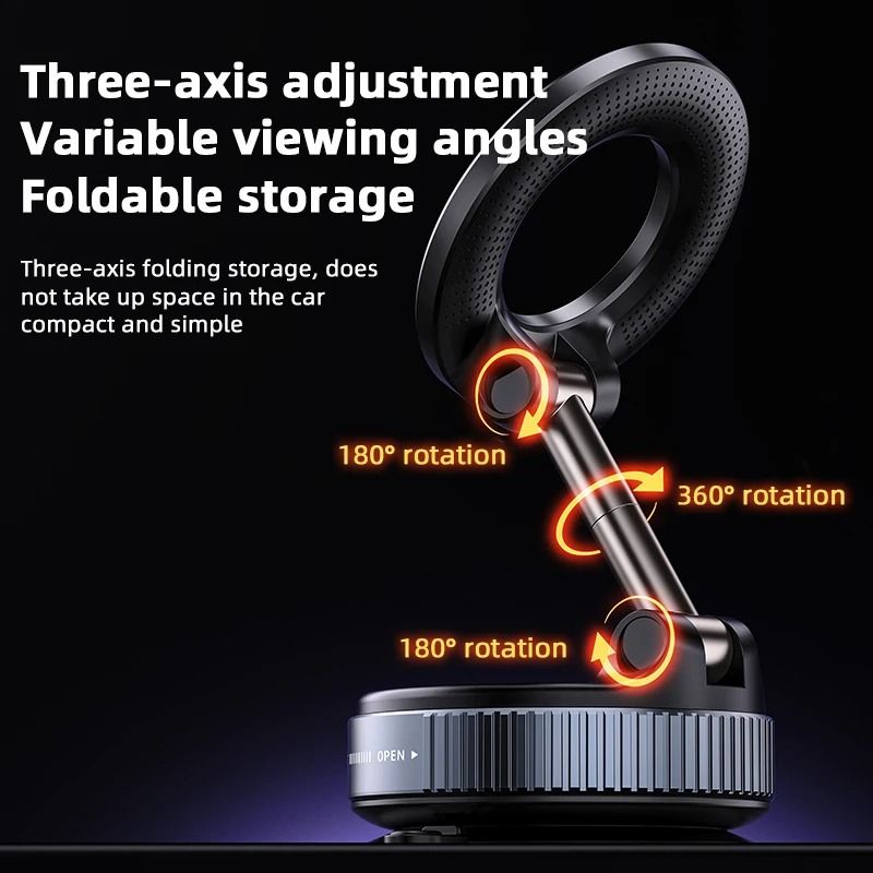 K007 Magnetic Phone Holder Three Axis Rotation