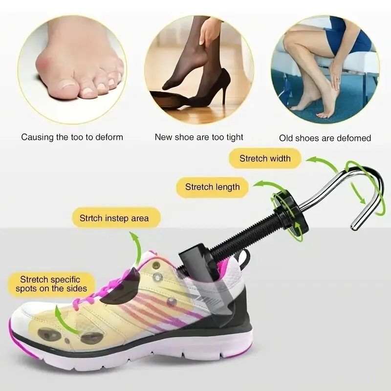 Adjustable Shoe Stretcher for Men and Women – Expand Length and Width