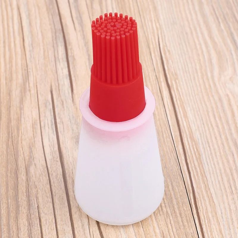 High-Temperature Silicone Oil Bottle Brush – Precision BBQ & Baking Dispenser