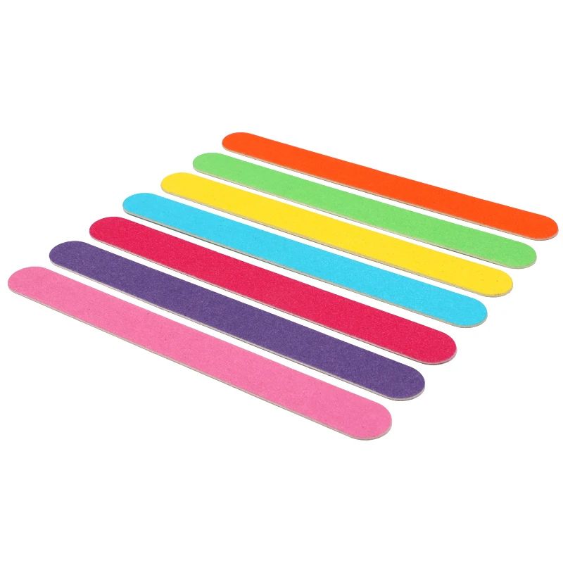Wooden Nail Files Professional Manicure Pedicure Sanding File Set 20 Pack