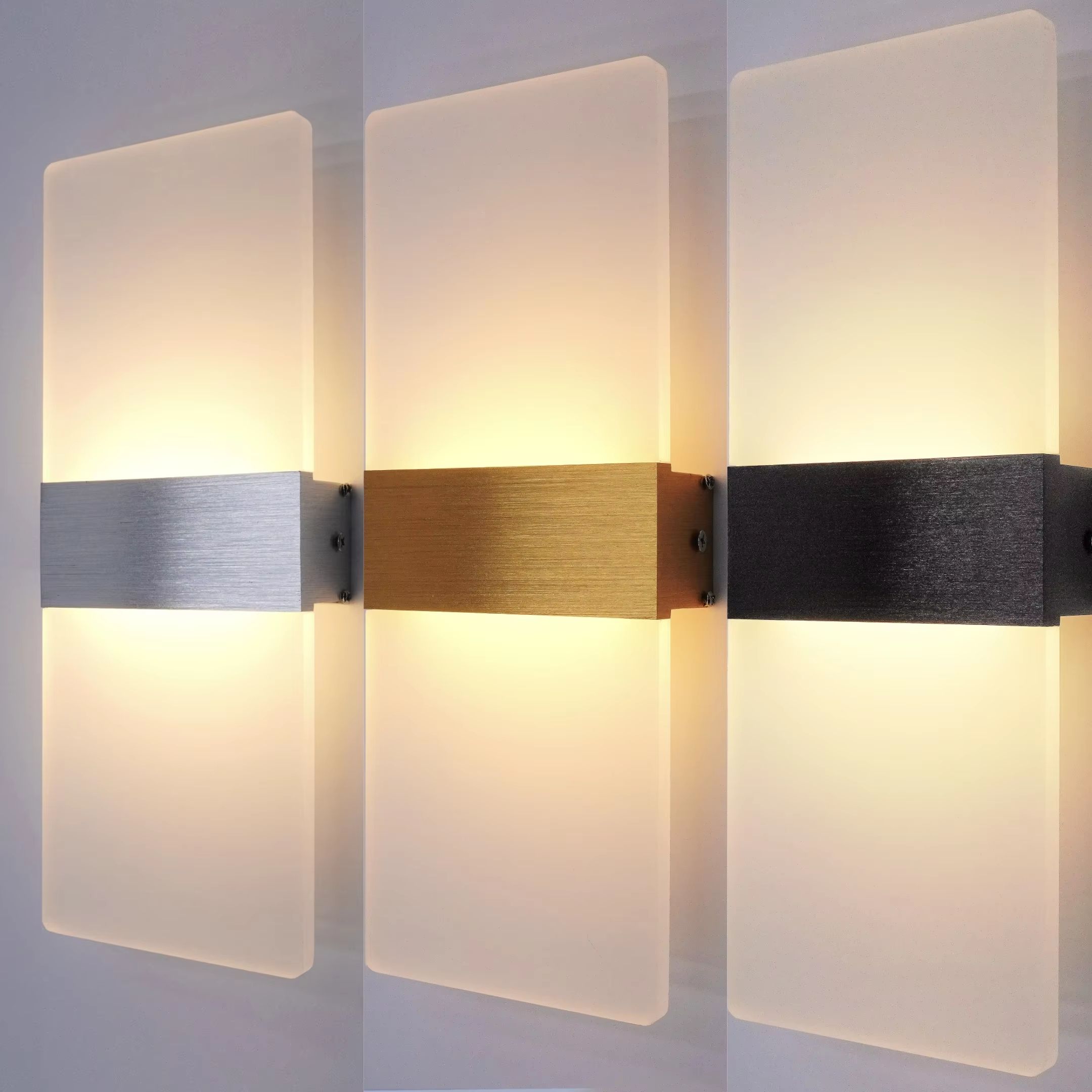 Modern Minimalist LED Wall Sconce Light for Bedroom and Living Room