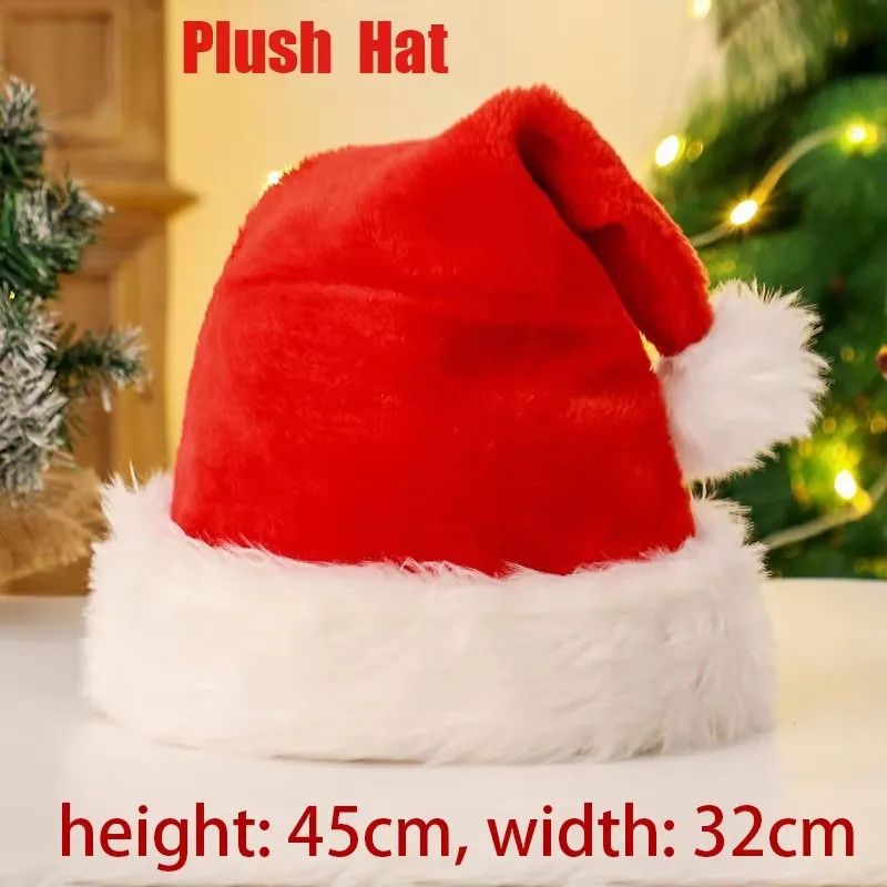Long Plush Santa Christmas Hat