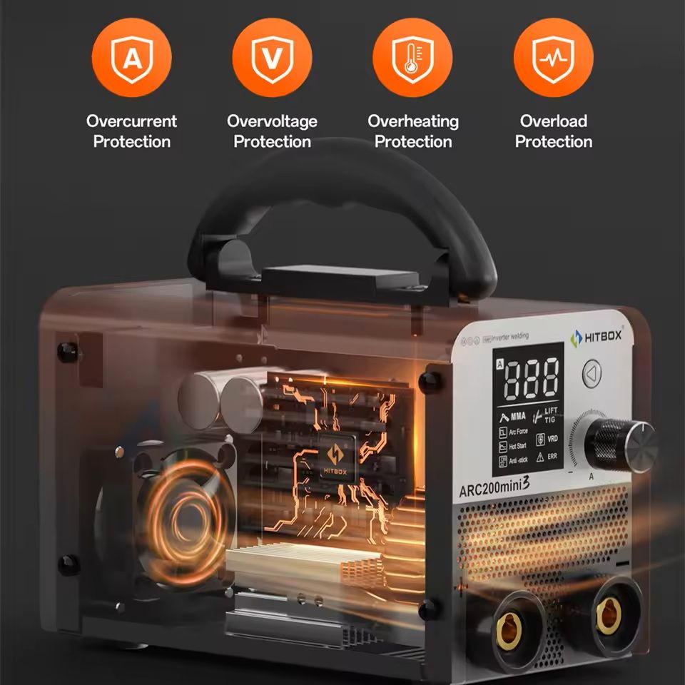 Ultra Mini Stick Welder with Digital Display and ARC Lift TIG Functio