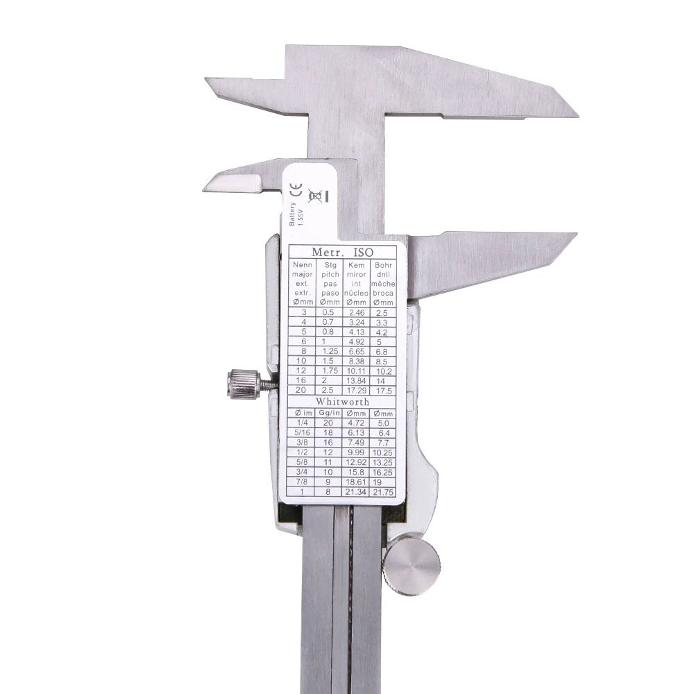 150mm Stainless Steel Digital Caliper – Precision Vernier Measuring Tool with LCD Display