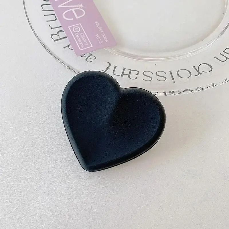 Ins Style Heart Silicone Phone Grip Bracket