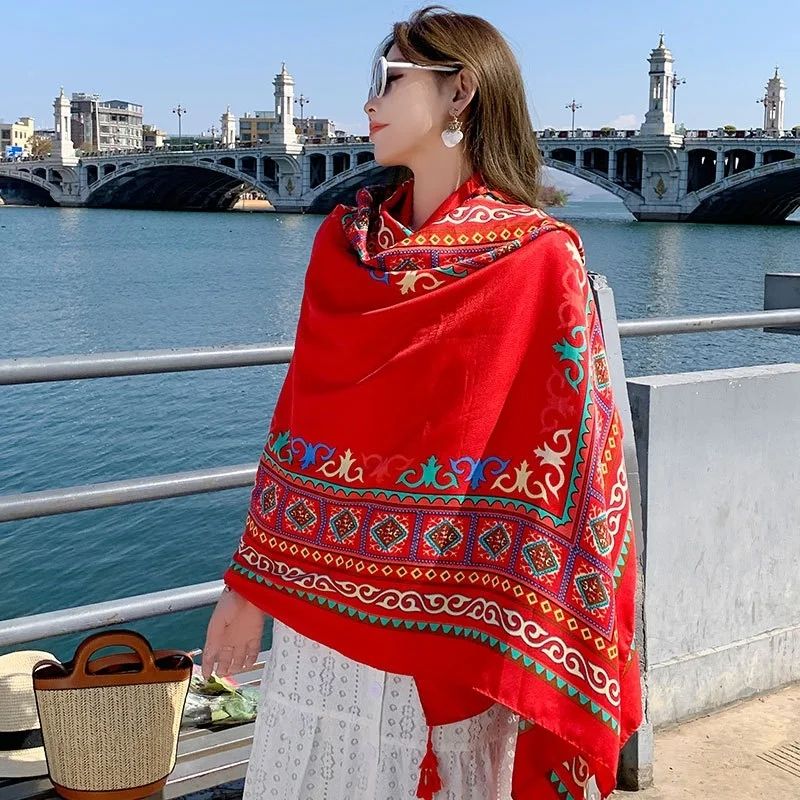 Large Beach Sarong Shawl Wrap Scarf
