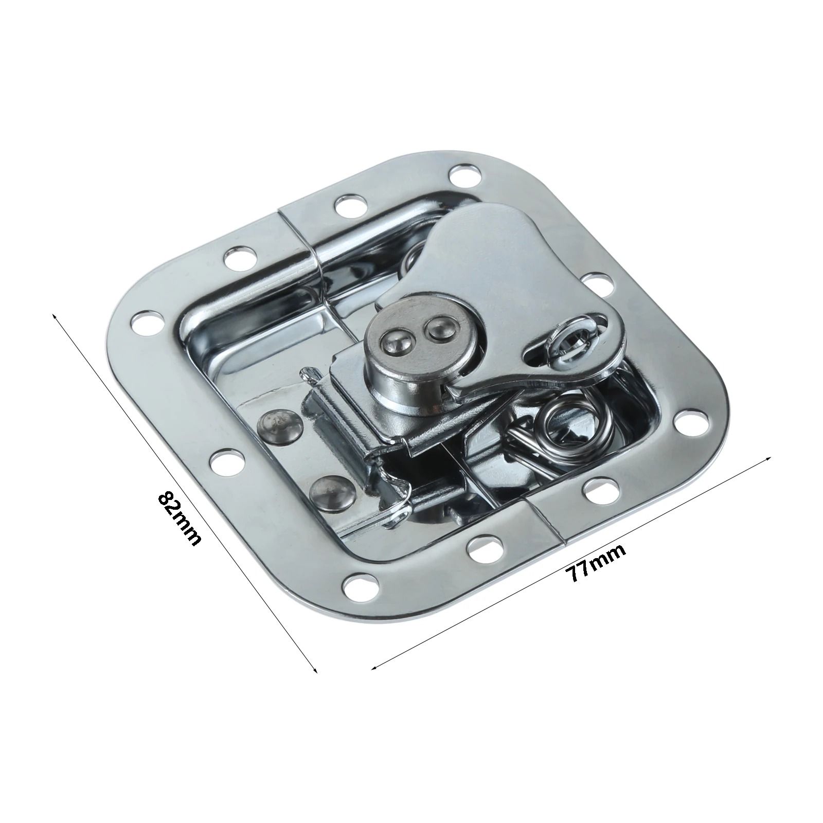 Flight Case Lock Box Buckle Butterfly Twist Latch 82 x 77 mm