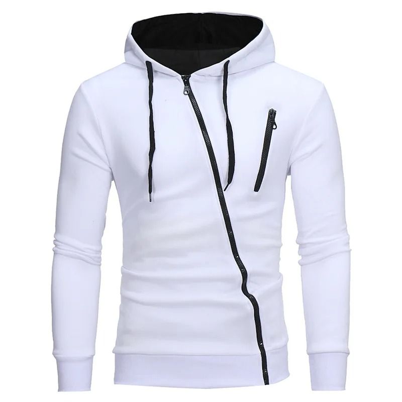 Mens Zip Up Fleece Bomber Jacket Hooded Casual Coat