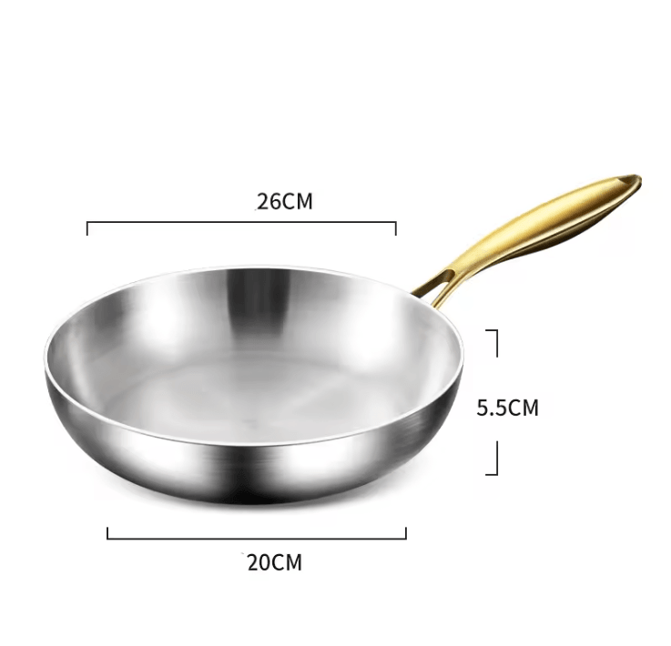ChefSteel 316 Stainless Steel Nonstick Frying Pan