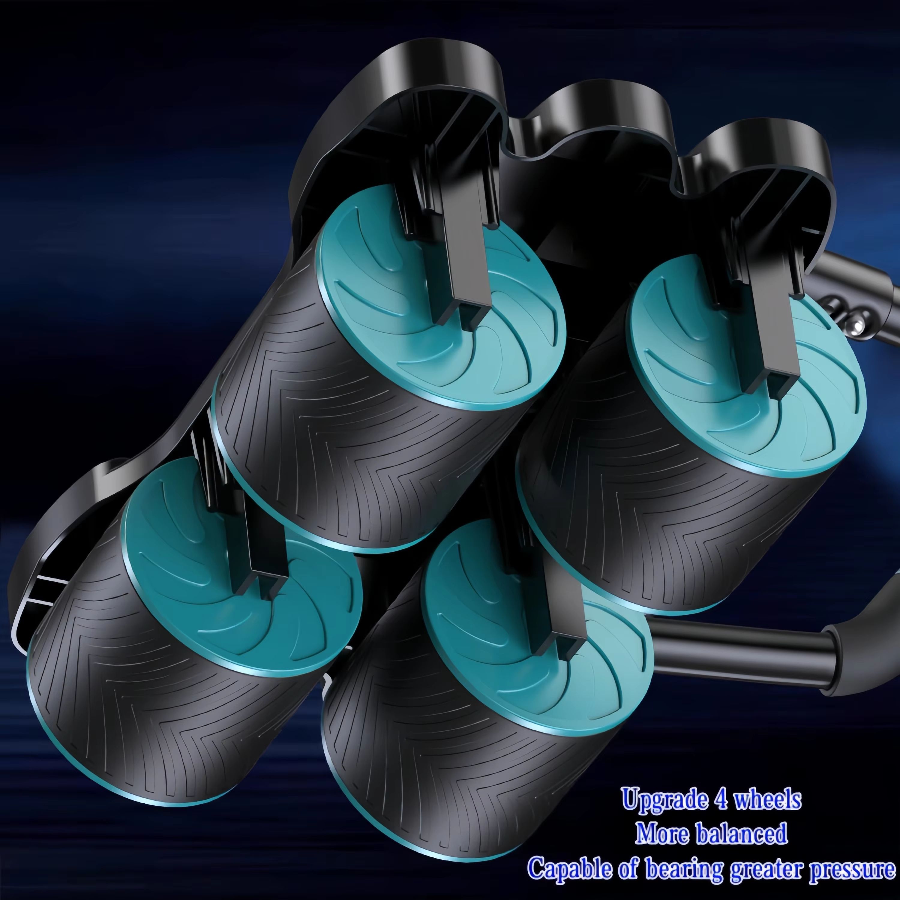 2025 Silent Automatic Rebound Abdominal Exercise Wheel