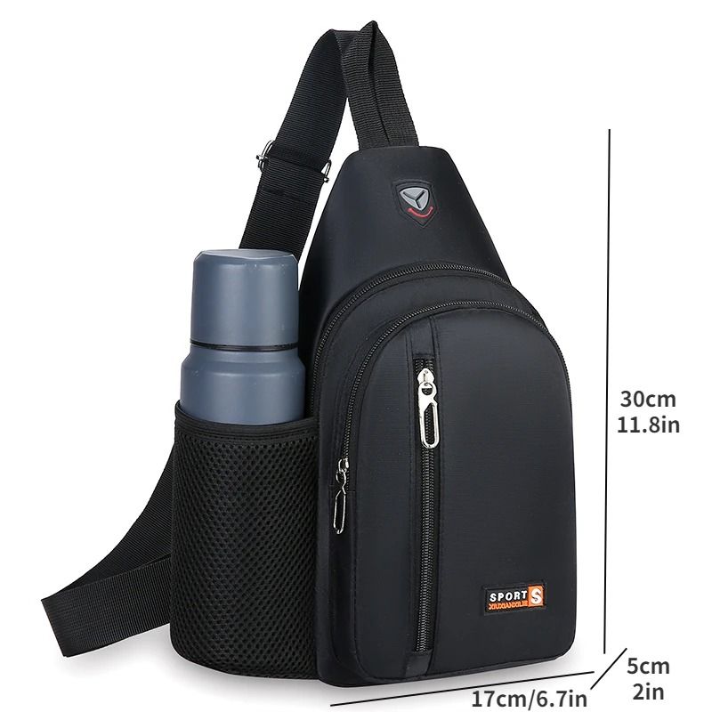 Casual Crossbody Travel Bag with Large Capacity for Men and Women