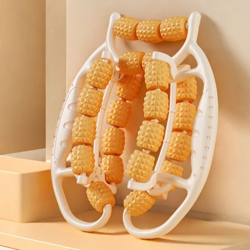 28 Wheel Annular Leg Clamp Massager Anti-Cellulite Body Slimming Roller