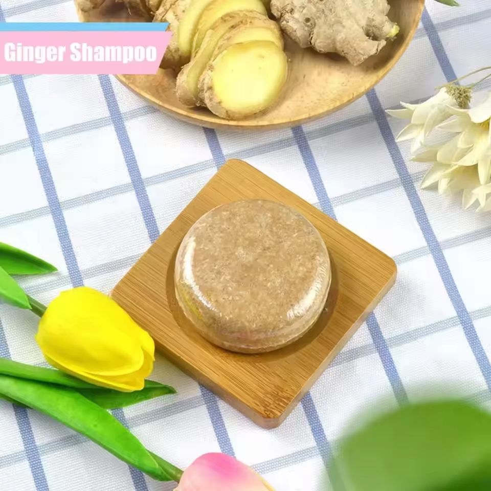 PureHerb Ginger-Polygonum & Lavender Hair & Body Soap-Bar – Cold-Processed Plant Treatment