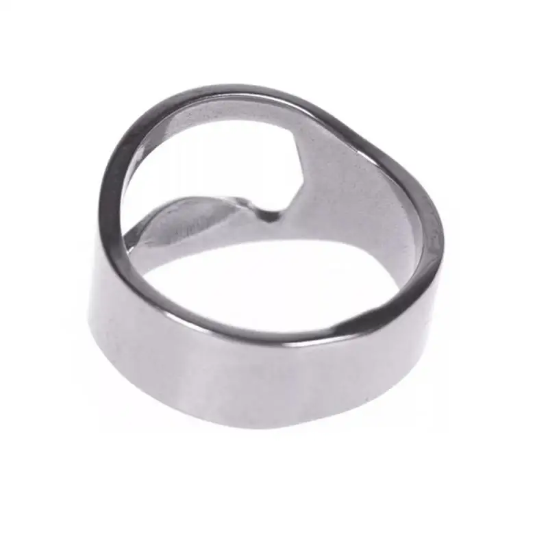 Mini Can Opener, Stainless Steel Bottle Opener, Ring-shape Beer Opening Remover, Kitchen Gadgets, Bar Finger Opener Tool