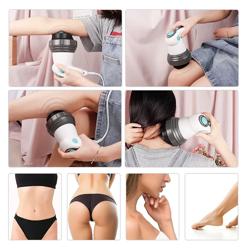 Portable Body Electric Massager, Anti Cellulite & Fat Slimming Vibration for Neck, Waist, Cervical Spine Health Care
