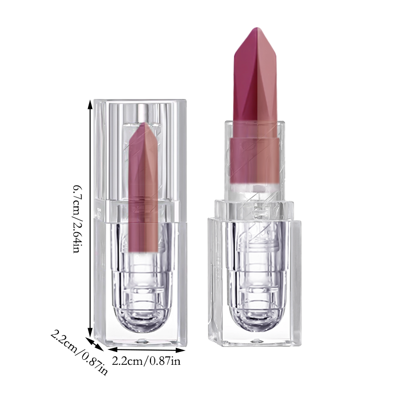 2 In 1 Lip Liner & Lipstick, Waterproof Matte Lip Combo Pencil, Tapered Sharp End Long-Lasting Lipliner & Lipstick