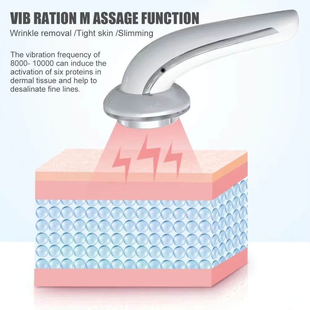 6-in-1 EMS Body and Facial Massager – Cavitation Slimming, Infrared Therapy & Ultrasound Skin Tightening Device