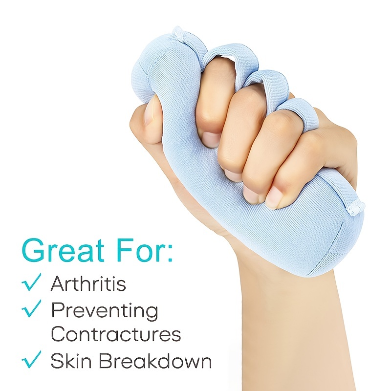 Finger Contracture Cushion for Elderly Care Palm Finger Grips Hand Grab Bar for Comfortable Support