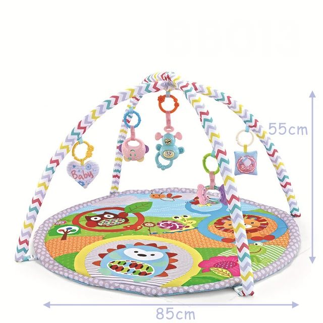 Educational Fitness Frame For Children Play Mat, Multi-Purpose Crawling Blanket & Baby Gym Toys