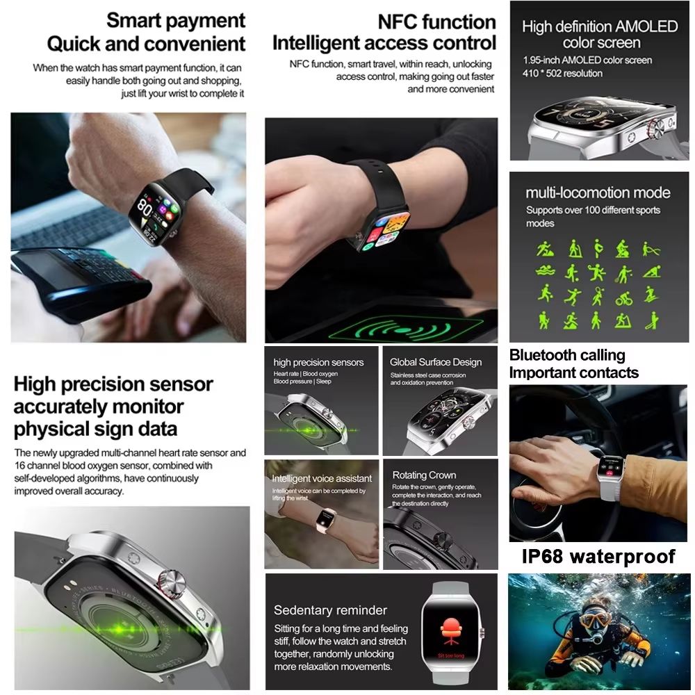2025 Ultra HD Smartwatch – 1.95