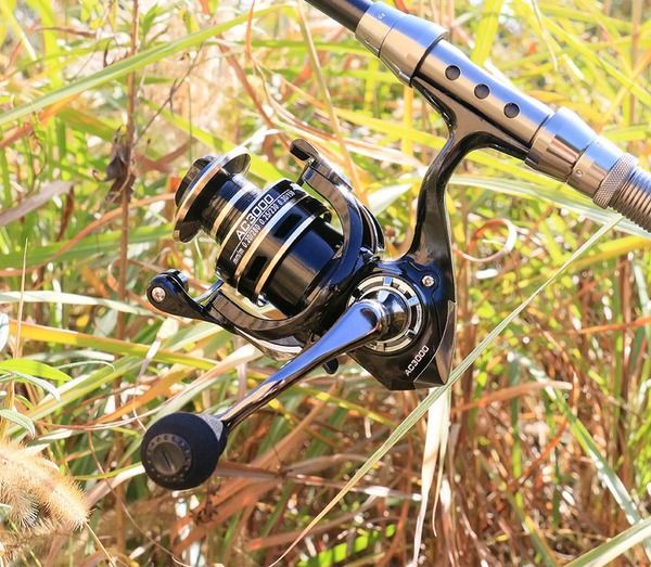 Premium Metal Spinning Fishing Reel, Freshwater Saltwater, Left Right Hand Reel, Smooth Action & Durability