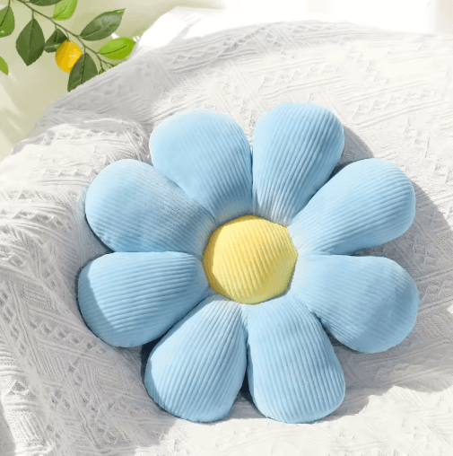 Sunflower Plush Cushion – Cute Daisy Floor Pillow & Seat Mat